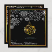 Steampunk-Weihnachtsfeier Party Einladung (Vorne/Hinten)