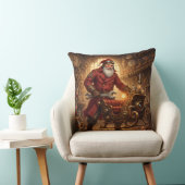 Steampunk Weihnachtsmann Werkstatt Kissen (Stuhl )