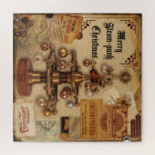 Steampunk-Weihnachtspuzzle Puzzle (Horizontal)