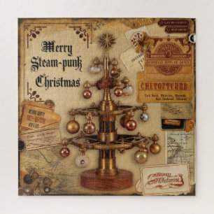 Steampunk-Weihnachtspuzzle Puzzle