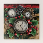 Steampunk-Weihnachtspuzzle Puzzle (Horizontal)