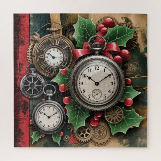 Steampunk-Weihnachtspuzzle Puzzle (Vertikal)