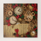 Steampunk-Weihnachtsrätsel Puzzle (Horizontal)