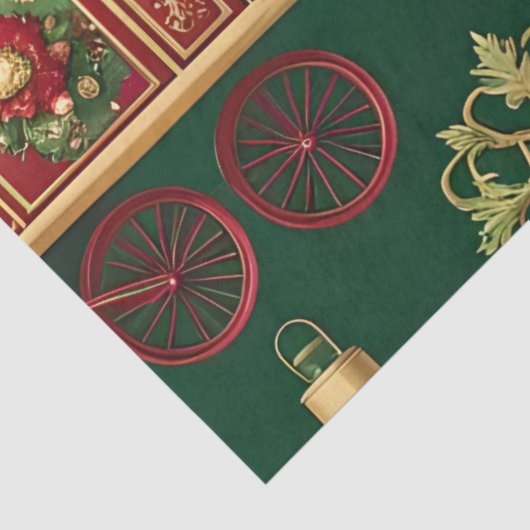 Steampunk-Weihnachtsschmuck Seidenpapier (Ausschnitt)