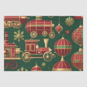 Steampunk-Weihnachtsschmuck Seidenpapier