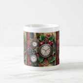Steampunk-Weihnachtstasse Kaffeetasse (Mittel)