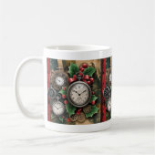 Steampunk-Weihnachtstasse Kaffeetasse (Links)