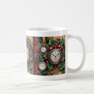 Steampunk-Weihnachtstasse Kaffeetasse