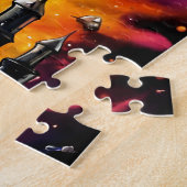 Steampunk Weltraumkatze II Puzzle (Seite)