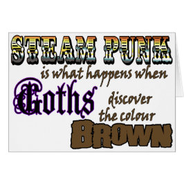 Steampunk: wenn Goths Brown entdecken