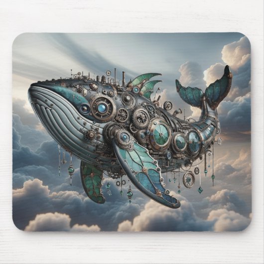 Steampunk Whale Mousepad (Vorne)