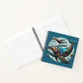 Steampunk Whale Spiral Notebook Notizblock (Innenseite)