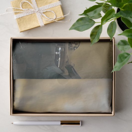 Steampunk Whimsical Hippo Violine Seidenpapier (Geschenk)