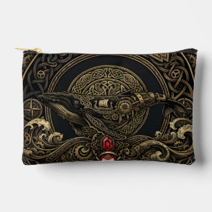 Steampunk-Wiking-Wal – Wächter des Nordens Zubehörtasche
