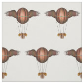 Steampunk Winged Balloon Fabric Stoff (Muster)
