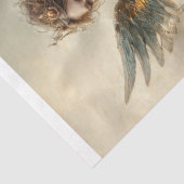 Steampunk Winged Guardian Decoupage Seidenpapier (Detail)