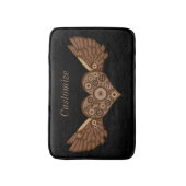 Steampunk Winged Heart mit Gears Thunder_Cove Badematte (Vorderseite Vertikal)
