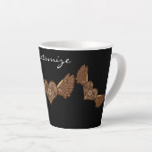 Steampunk Winged Heart mit Gears Thunder_Cove Milchtasse (Rechte Ecke)