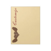 Steampunk Winged Heart mit Gears Thunder_Cove Notizblock (Rotiert)