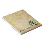 Steampunk Winged Key und Cog Wheel Notepad Notizblock (angewinkelt)