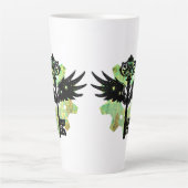 Steampunk Winged Key und Cogwheel Milchtasse (Vorderseite)