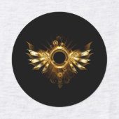 Steampunk wings etiketten (Design 1)