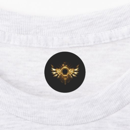 Steampunk wings etiketten (Befestigt)