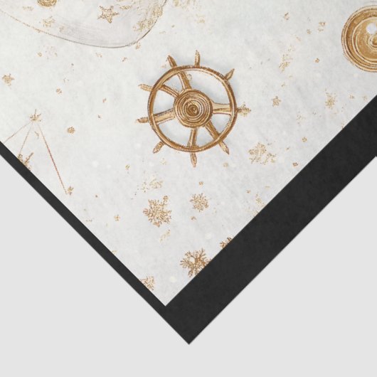 Steampunk Winter Wonderland Female Q5 Decoupage Seidenpapier (Ausschnitt)