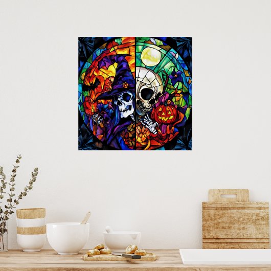 Steampunk Witch Art Poster (Küche)