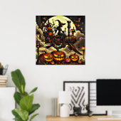 Steampunk Witch Art Poster (Heimbüro)