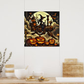 Steampunk Witch Art Poster (Küche)