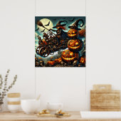 Steampunk Witch Art Poster (Küche)