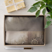 Steampunk Woman 2 Dekoupage Paper Seidenpapier (Geschenk)