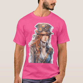 Steampunk Woman Art Mama Oma Ehefrau Steampunk T-Shirt