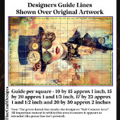 Steampunk Woman Collage Portrait DJ9RF Decoupage Seidenpapier