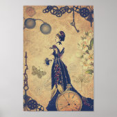 Steampunk Woman cool Poster (Vorne)