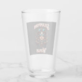 Steampunk Woman Glas (Rückseite)