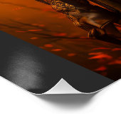 Steampunk Woman Poster (Ecke)