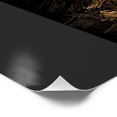 Steampunk Woman Poster (Ecke)