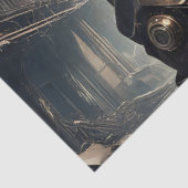 Steampunk Woman Schnitt v5 Seidenpapier (Ausschnitt)