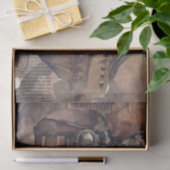 Steampunk Woman Seidenpapier (Geschenk)