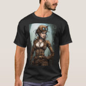 Steampunk Woman T-Shirt (Vorderseite)