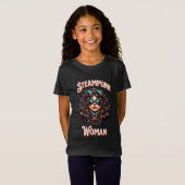 Steampunk Woman T-Shirt (Vorne ganz)