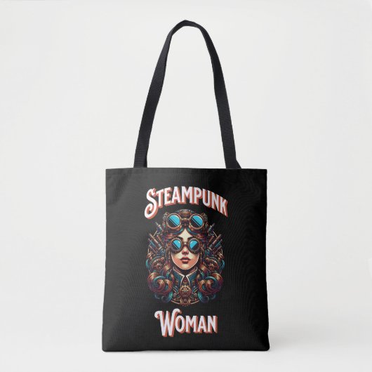 Steampunk Woman Tasche (Vorderseite)