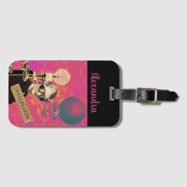 Steampunk Woman Trailblazer Pop Art Beach Gepäckanhänger