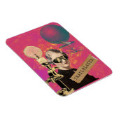Steampunk Woman Trailblazer Pop Art Magnet (Rechte Seite)