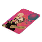 Steampunk Woman Trailblazer Pop Art Magnet (Linke Seite)