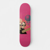 Steampunk Woman Trailblazer Pop Art Skateboard (Vorne)
