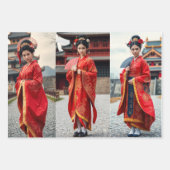 Steampunk women decoupage paper geschenkpapier set (Vorderseite 2)