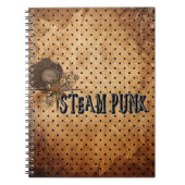 Steampunk Word Collage Notizblock (Vorderseite)